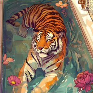THE TIGER IN THE TUB